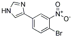 4-(4-BROMO-3-NITRO-PHENYL)-1H-IMIDAZOLE 结构式