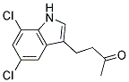 4-(5,7-DICHLORO-1H-INDOL-3-YL)-BUTAN-2-ONE 结构式