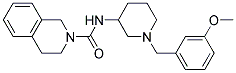 N-[1-(3-METHOXYBENZYL)PIPERIDIN-3-YL]-3,4-DIHYDROISOQUINOLINE-2(1H)-CARBOXAMIDE 结构式