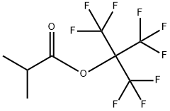 NONAFLUORO-TERT-BUTYL ISOBUTYRATE 结构式