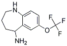 7-TRIFLUOROMETHOXY-2,3,4,5-TETRAHYDRO-1H-BENZO[B]AZEPIN-5-YLAMINE 结构式
