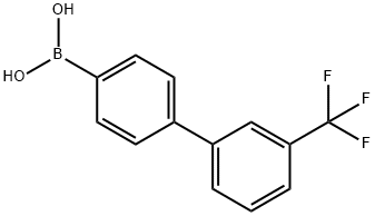 3'-三氟甲基联苯-4-硼酸 结构式