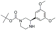 (R)-3-(3,5-DIMETHOXY-PHENYL)-PIPERAZINE-1-CARBOXYLIC ACID TERT-BUTYL ESTER 结构式