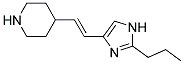 4-[2-(2-Propyl-1H-imidazol-4-yl)-vinyl]-piperidine 结构式