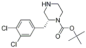 (R)-2-(3,4-DICHLORO-BENZYL)-PIPERAZINE-1-CARBOXYLIC ACID TERT-BUTYL ESTER 结构式