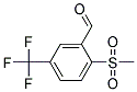 2-(甲基磺酰基)-5-(三氟甲基)苯甲醛 结构式