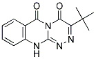 3-TERT-BUTYL-4H-[1,2,4]TRIAZINO[3,4-B]QUINAZOLINE-4,6(11H)-DIONE 结构式