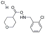 4-(2-CHLORO-BENZYLAMINO)-TETRAHYDRO-PYRAN-4-CARBOXYLIC ACID HYDROCHLORIDE 结构式