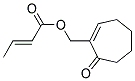 BUT-2-ENOIC ACID 7-OXO-CYCLOHEPT-1-ENYLMETHYL ESTER 结构式