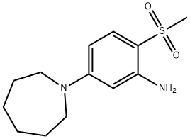 5-(氮杂环庚烷-1-基)-2-(甲基磺酰基)苯胺 结构式