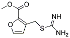 METHYL 3-([[AMINO(IMINO)METHYL]THIO]METHYL)-2-FUROATE 结构式