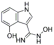 4,N-DIHYDROXYINDOLE-3-CARBOXAMIDINE 结构式