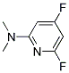 (4,6-DIFLUORO-PYRIDIN-2-YL)-DIMETHYL-AMINE 结构式