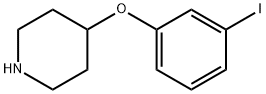 3-IODOPHENYL 4-PIPERIDINYL ETHER 结构式