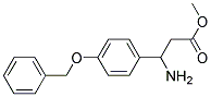 METHYL-3-AMINO-3-(4-BENZYLOXYPHENYL)PROPIONATE 结构式