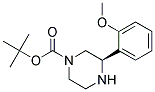 (R)-3-(2-METHOXY-PHENYL)-PIPERAZINE-1-CARBOXYLIC ACID TERT-BUTYL ESTER 结构式