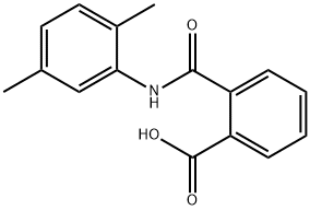 2-(2,5-二甲基苯基氨基甲酰基)安息香酸 结构式