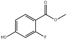 2-氟-4-羟基苯甲酸甲酯 结构式