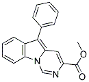 5-PHENYL-PYRIMIDO[1,6-A]INDOLE-3-CARBOXYLIC ACID METHYL ESTER 结构式