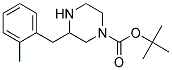 3-(2-METHYL-BENZYL)-PIPERAZINE-1-CARBOXYLIC ACID TERT-BUTYL ESTER 结构式