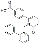 4-[1-(1,1'-BIPHENYL-2-YLMETHYL)-6-OXO-1,6-DIHYDROPYRIDIN-2-YL]BENZOIC ACID 结构式