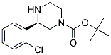 (R)-3-(2-CHLORO-PHENYL)-PIPERAZINE-1-CARBOXYLIC ACID TERT-BUTYL ESTER 结构式