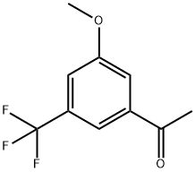 3'-甲氧基-5'-(三氟甲基)苯乙酮 结构式