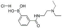 3-(2-N,N-DIETHYLAMINOETHYLAMINOCARBONYL)PHENYLBORONIC ACID, HCL 结构式