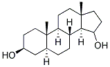 ANTI-ANDROSTAN-15 [5-ALPHA]-3-BETA;17-BETA-DIOL 结构式