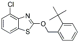 2-TERT-BUTYL-BENZYLOXY-4-CHLORO-BENZOTHIAZOLE 结构式