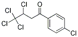3,4,4,4-TETRACHLORO-1-(4-CHLOROPHENYL)BUTAN-1-ONE, TECH 结构式
