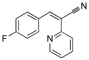 3-(4-FLUOROPHENYL)-2-(2-PYRIDYL)ACRYLONITRILE, TECH 结构式