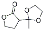 3-(2-METHYL-1,3-DIOXOLAN-2-YL)TETRAHYDROFURAN-2-ONE, TECH 结构式