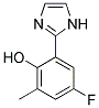 4-FLUORO-2-(1H-IMIDAZOL-2-YL)-6-METHYL-PHENOL 结构式