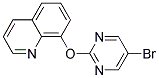 8-[(5-BROMOPYRIMIDIN-2-YL)OXY]QUINOLINE 结构式