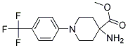 METHYL 4-AMINO-1-(4-(TRIFLUOROMETHYL)PHENYL)PIPERIDINE-4-CARBOXYLATE 结构式