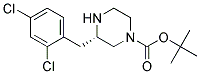(S)-3-(2,4-DICHLORO-BENZYL)-PIPERAZINE-1-CARBOXYLIC ACID TERT-BUTYL ESTER 结构式
