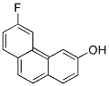 3-FLUORO-6-HYDROXYPHENANTHRENE 结构式