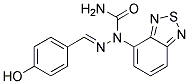 4-HYDROXYBENZALDEHYDE N-(2,1,3-BENZOTHIADIAZOL-4-YL)SEMICARBAZONE 结构式