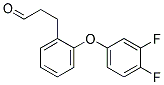 3-[2-(3,4-DIFLUORO-PHENOXY)-PHENYL]-PROPIONALDEHYDE 结构式