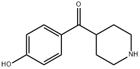 (4-羟基-苯基)-哌啶-4-基-甲酮 结构式