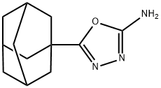 5-(金刚烷-1-基)-1,3,4-噁二唑-2-胺 结构式