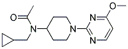 N-(CYCLOPROPYLMETHYL)-N-[1-(4-METHOXYPYRIMIDIN-2-YL)PIPERIDIN-4-YL]ACETAMIDE 结构式