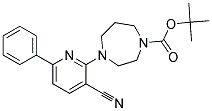 4-(3-CYANO-6-PHENYL-PYRIDIN-2-YL)-[1,4]DIAZEPANE-1-CARBOXYLIC ACID TERT-BUTYL ESTER 结构式