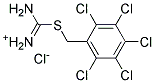 AMINO[(2,3,4,5,6-PENTACHLOROBENZYL)THIO]METHANIMINIUM CHLORIDE 结构式