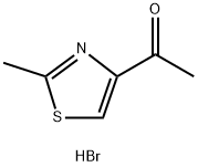 1-(2-甲基噻唑-4-基)乙烷-1-酮氢溴酸盐 结构式