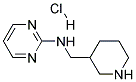 PIPERIDIN-3-YLMETHYL-PYRIMIDIN-2-YL-AMINE HYDROCHLORIDE 结构式