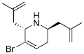 (2R,6S)-5-BROMO-2,6-BIS(2-METHYLPROP-2-ENYL)-1,2,3,6-TETRAHYDROPYRIDINE 结构式