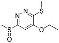 4-ETHOXY-6-METHANESULFINYL-3-METHYLSULFANYL-PYRIDAZINE 结构式