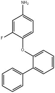 4-([1,1'-BIPHENYL]-2-YLOXY)-3-FLUOROPHENYLAMINE 结构式
